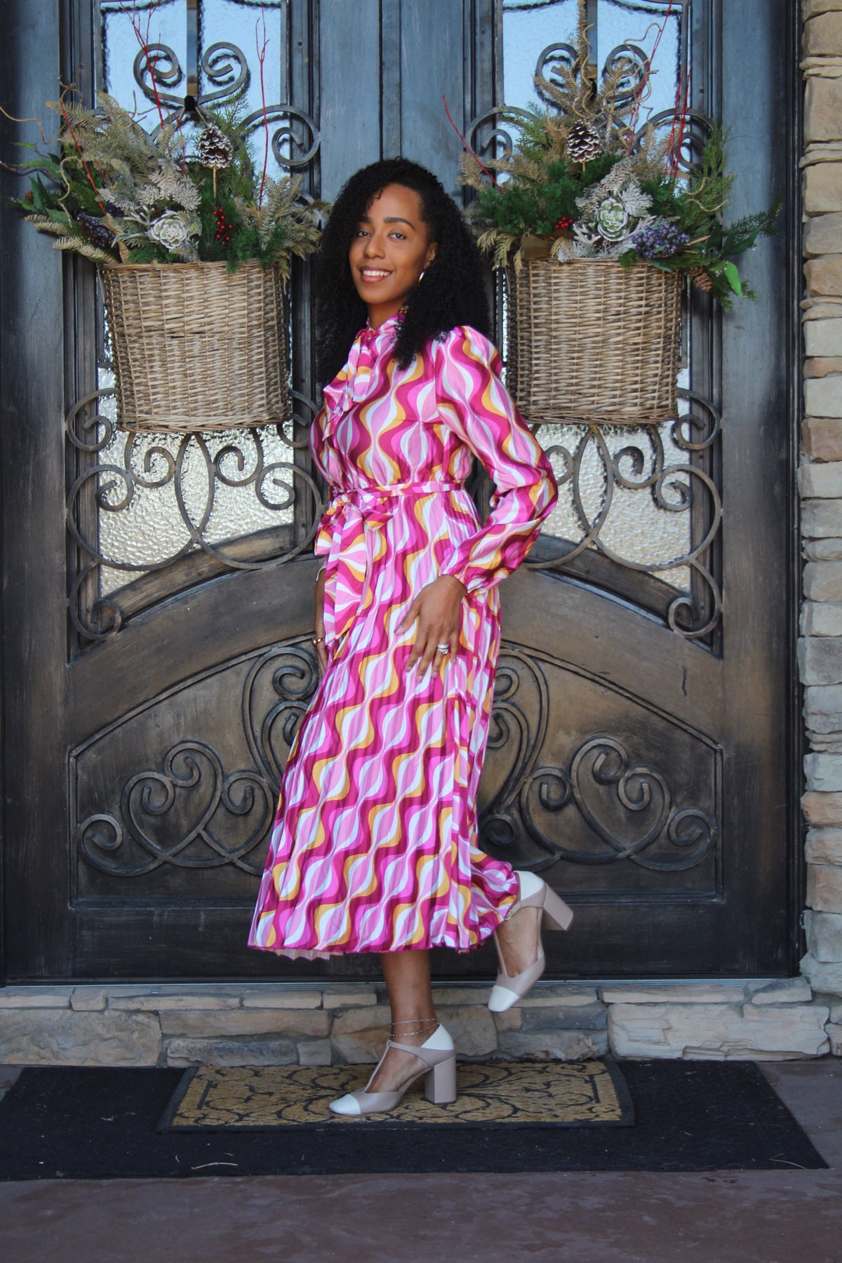 Multi-Pleated Dress