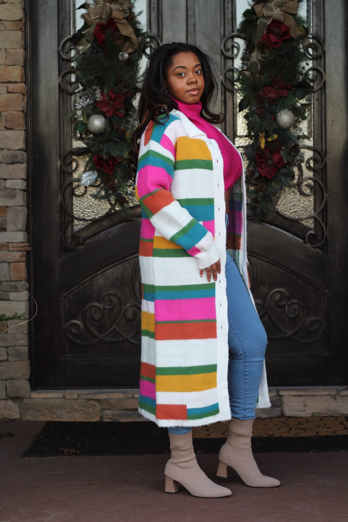 Color-block Cardigan | Styles by Renae