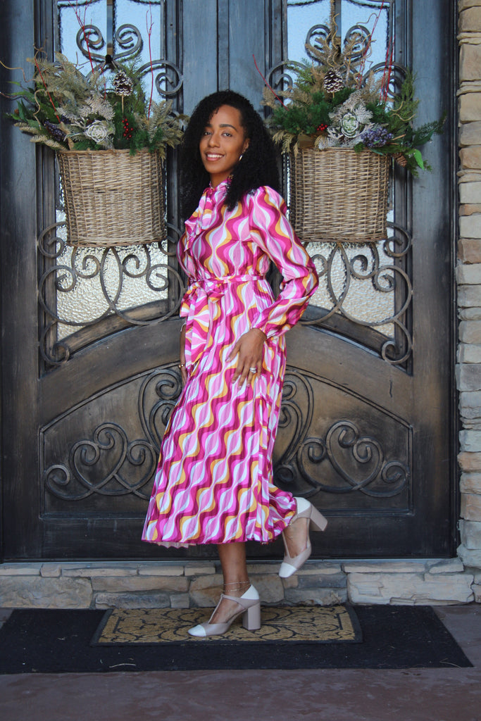 Multi-Pleated Dress | Styles by Renae Multi-Pleated Dress | Styles by Renae