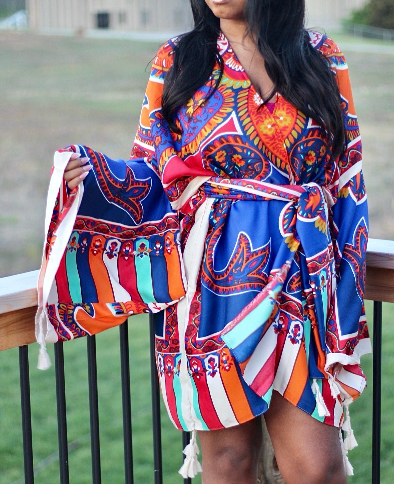 kimono style dress Kimono Dress w/ Belt