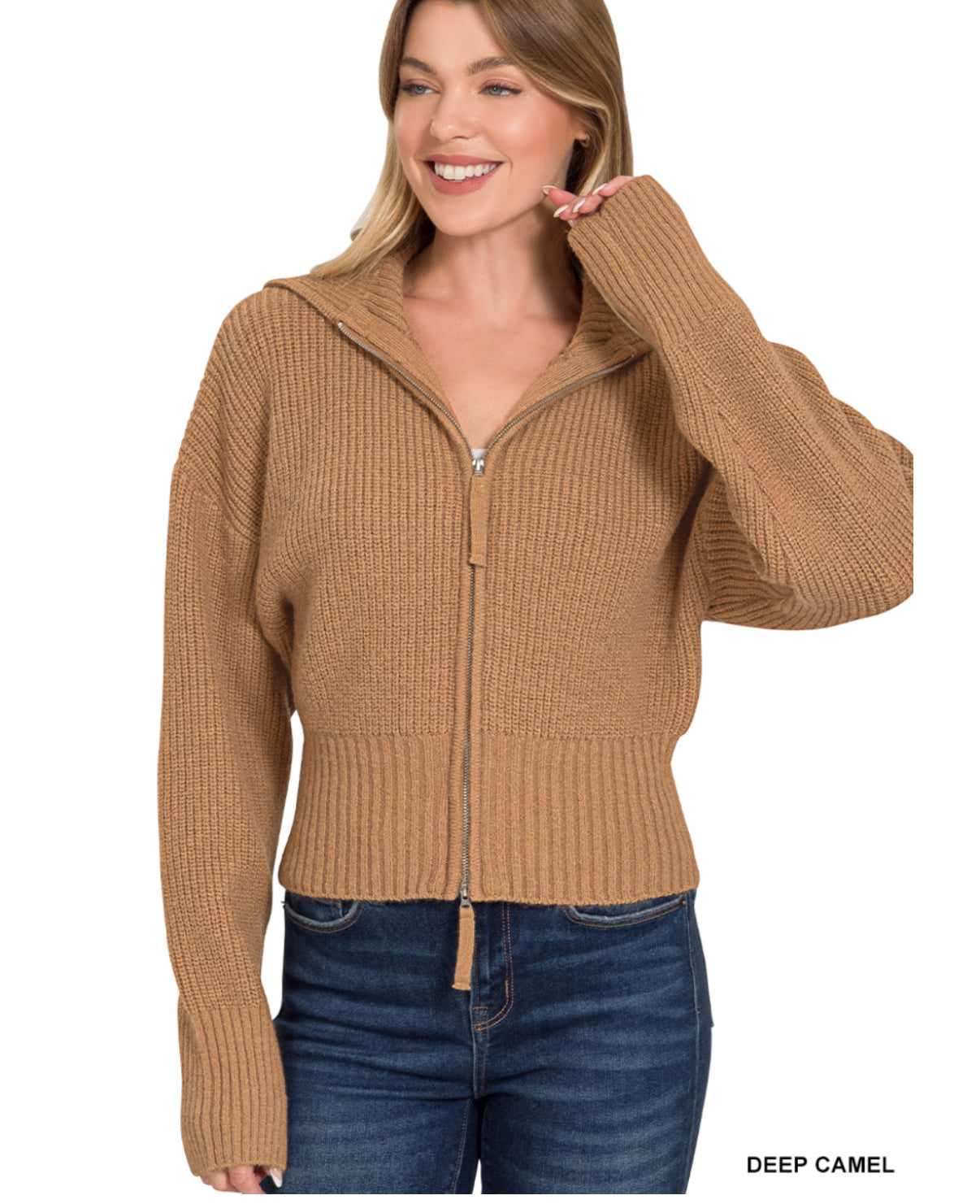 Double Zip Sweater | Styles by Renae