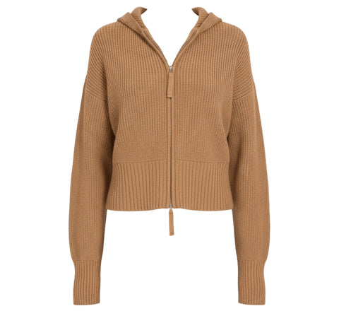 トップス ORIMI FLIPPY SWEATER size:2 color:Brown Double Zip Sweater | Styles by Renae