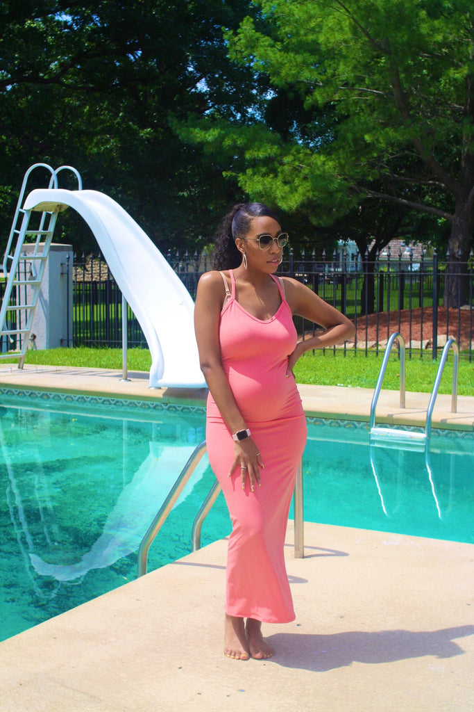 pink sun dress near me JOIE Midi Dress